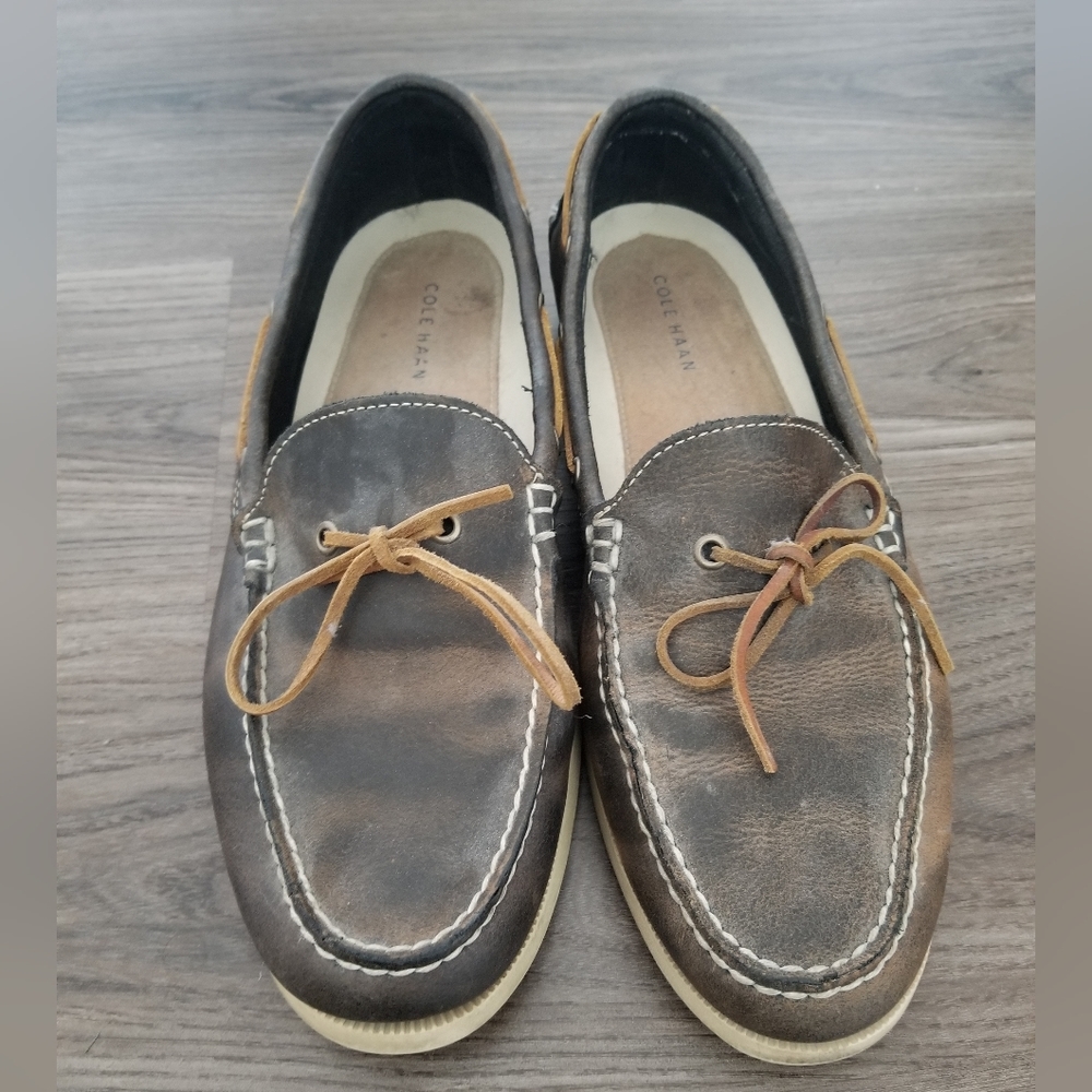 Cole Haan Brown Boat Shoes Size 12